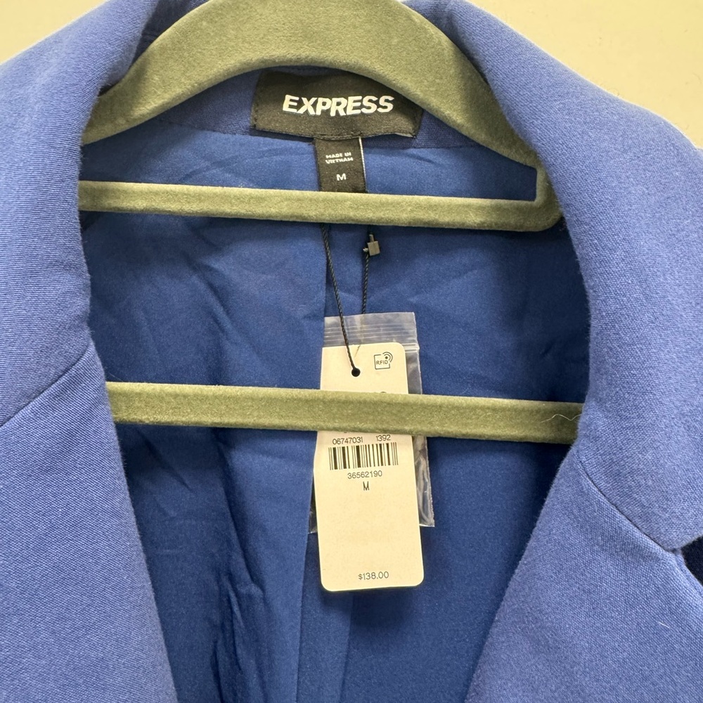 Express Blue Blazer - Picture 2 of 8